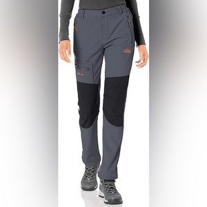 EUC Women's Snow Ski Pants Fleece Hiking Waterproof Windproof Softshell